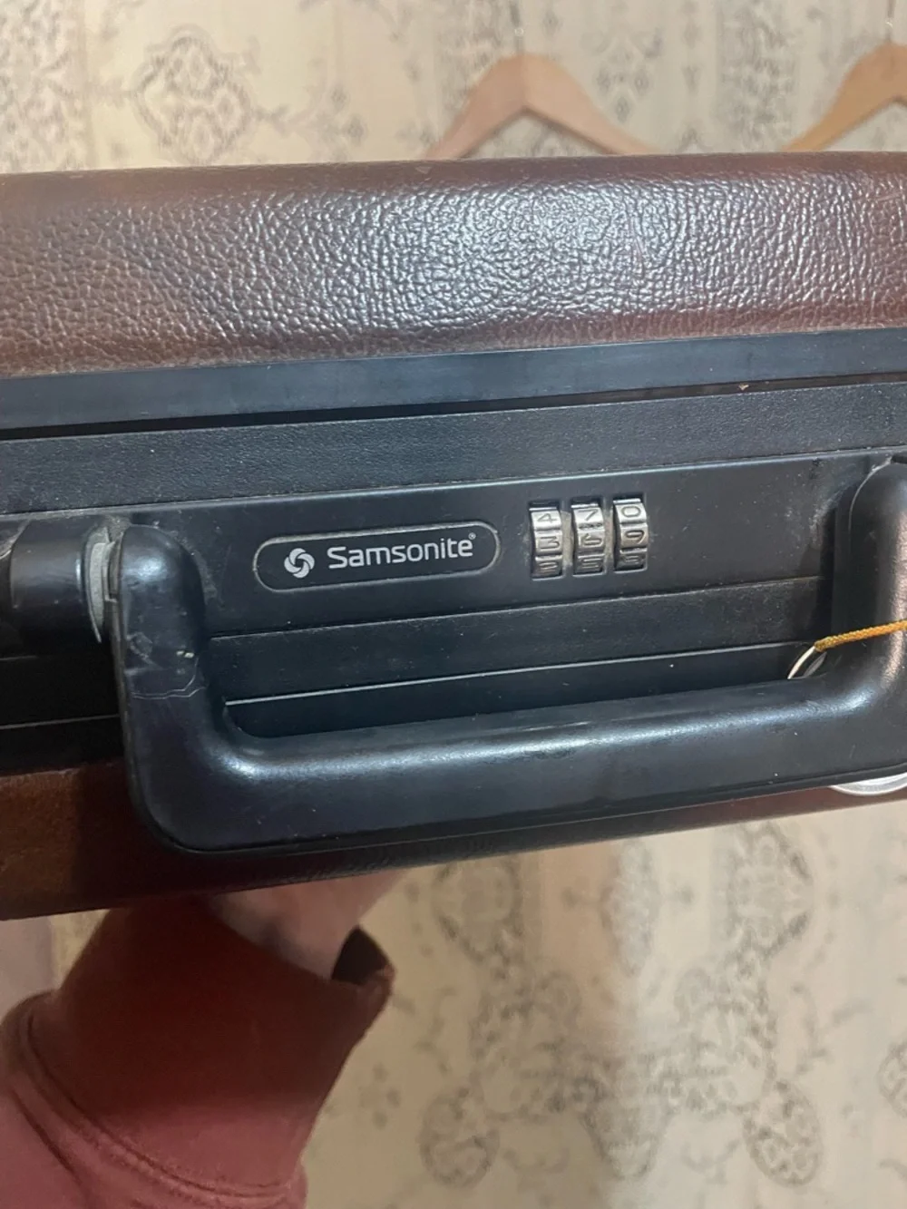 Samsonite: vintage brown Men's Hard Briefcase